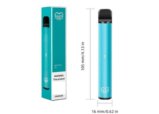 3.2ml All In One Vape Device Disposable Pre Filled 800 Plus Puffs 550mAh